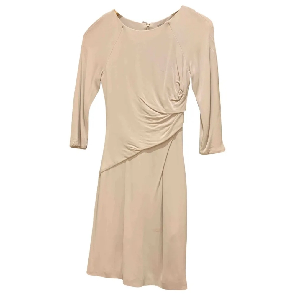 Karen Millen Long Sleeves beige/ Cream Dress